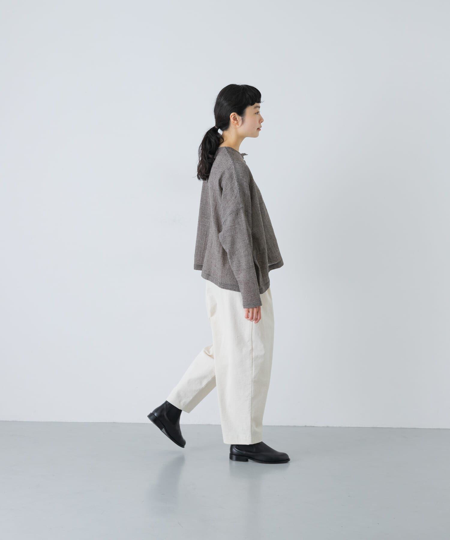 かぐれ「ウールワイドフリルプルオーバー」|シャツ・ブラウス|