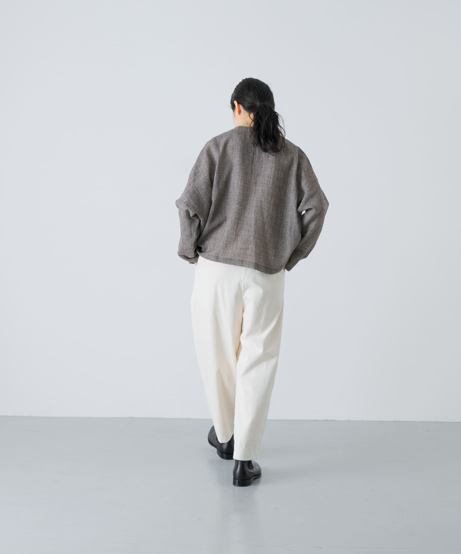 かぐれ「ウールワイドフリルプルオーバー」|シャツ・ブラウス|