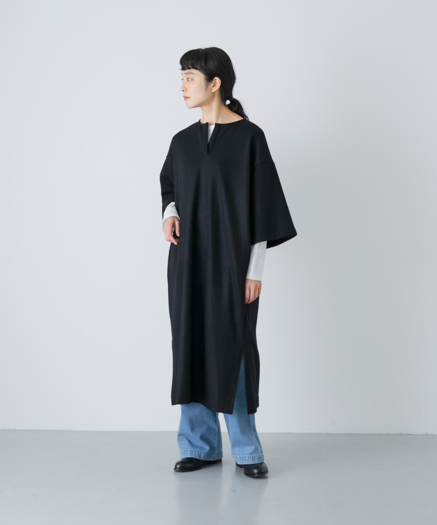 かぐれ「ウールオーバーワンピース」|ワンピース|