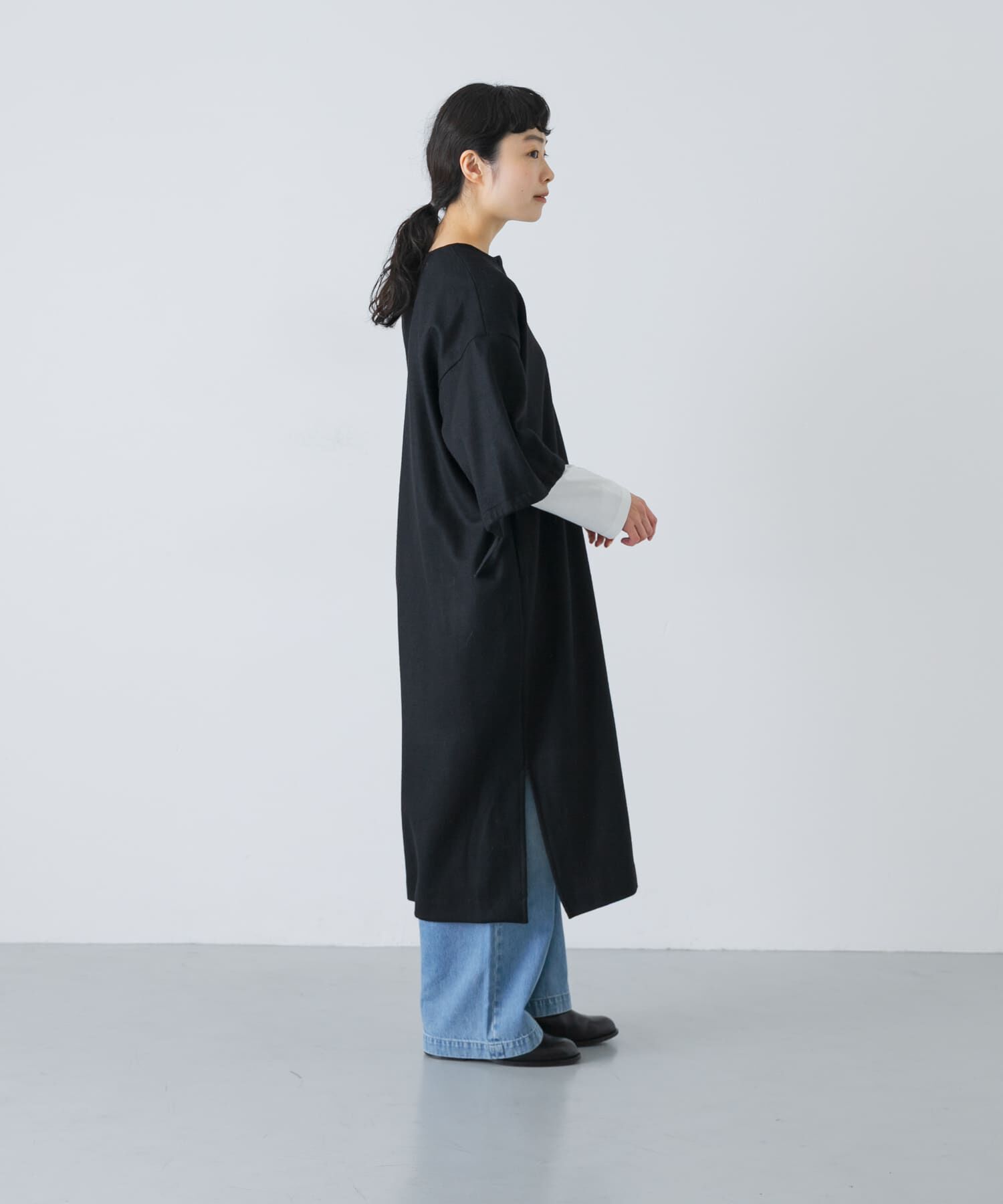 かぐれ「ウールオーバーワンピース」|ワンピース|