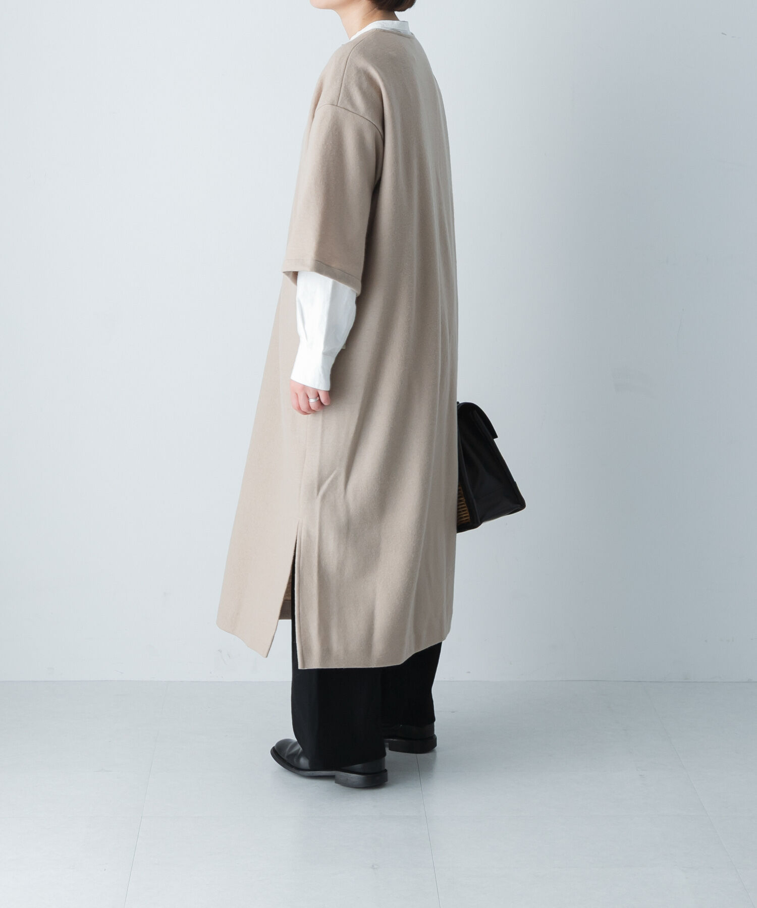 かぐれ「ウールオーバーワンピース」|ワンピース|