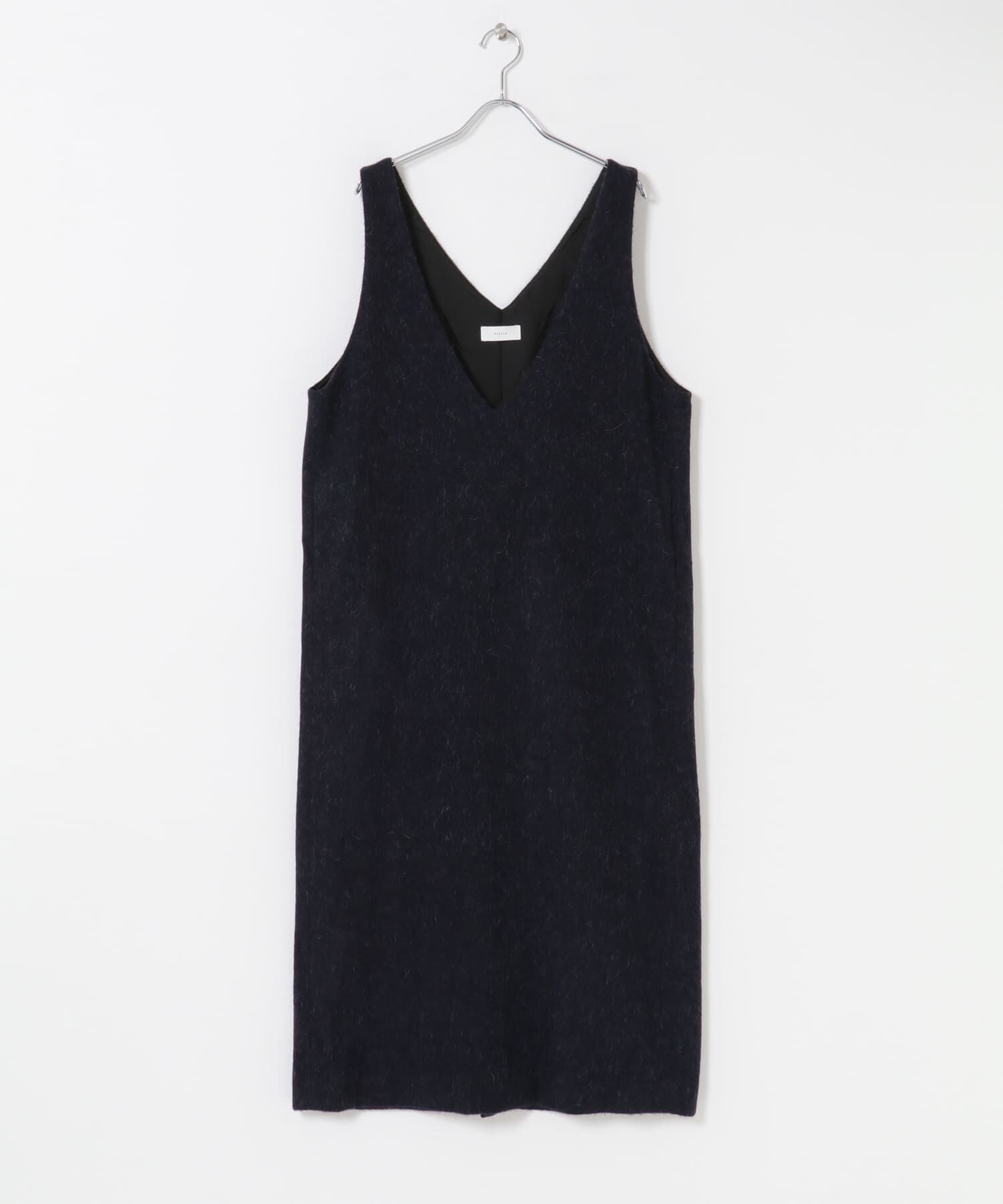 かぐれ「Vネックウールシャギーワンピース」|ワンピース|