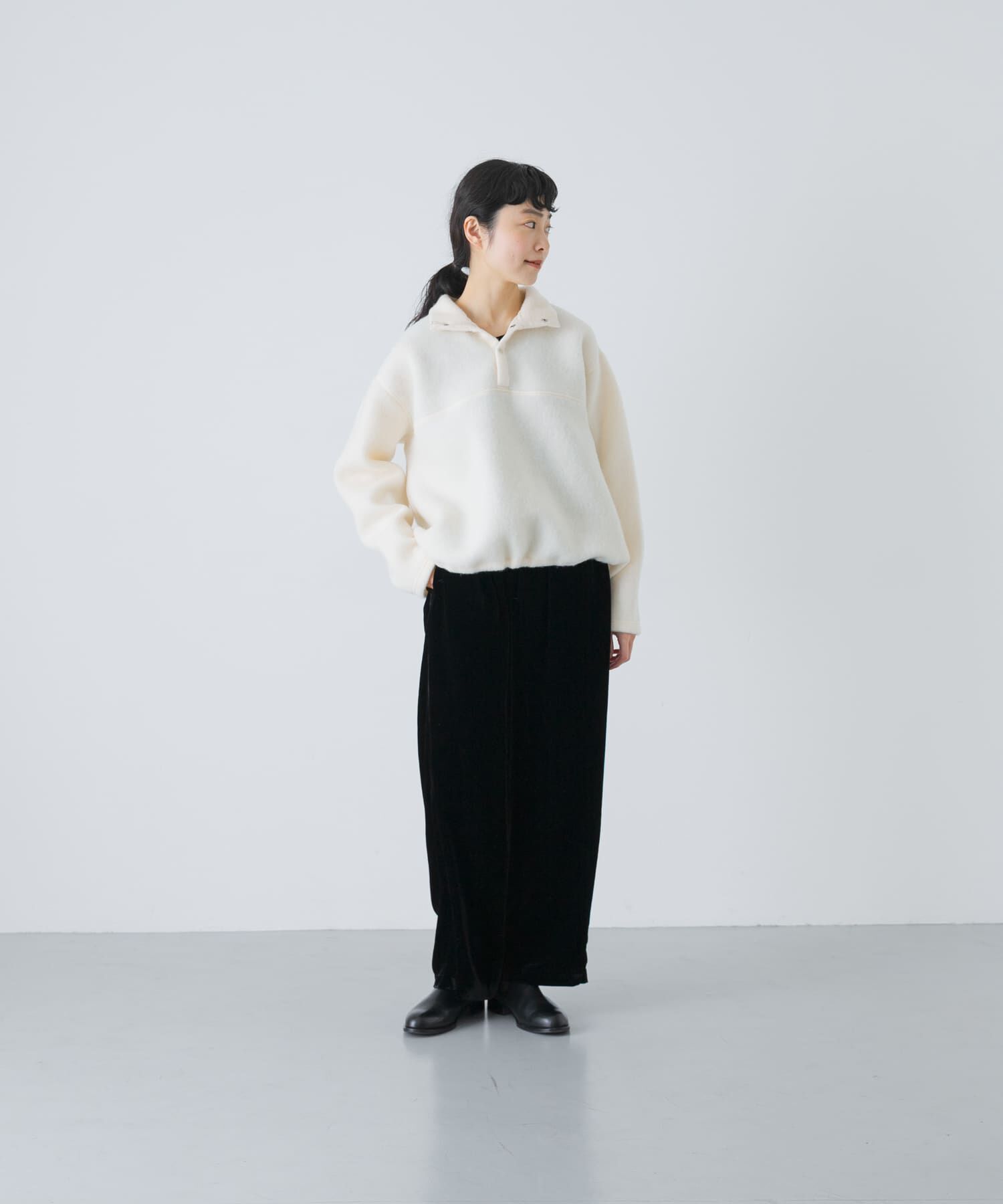 かぐれ「ウールコットンフリースプルオーバー」|その他|