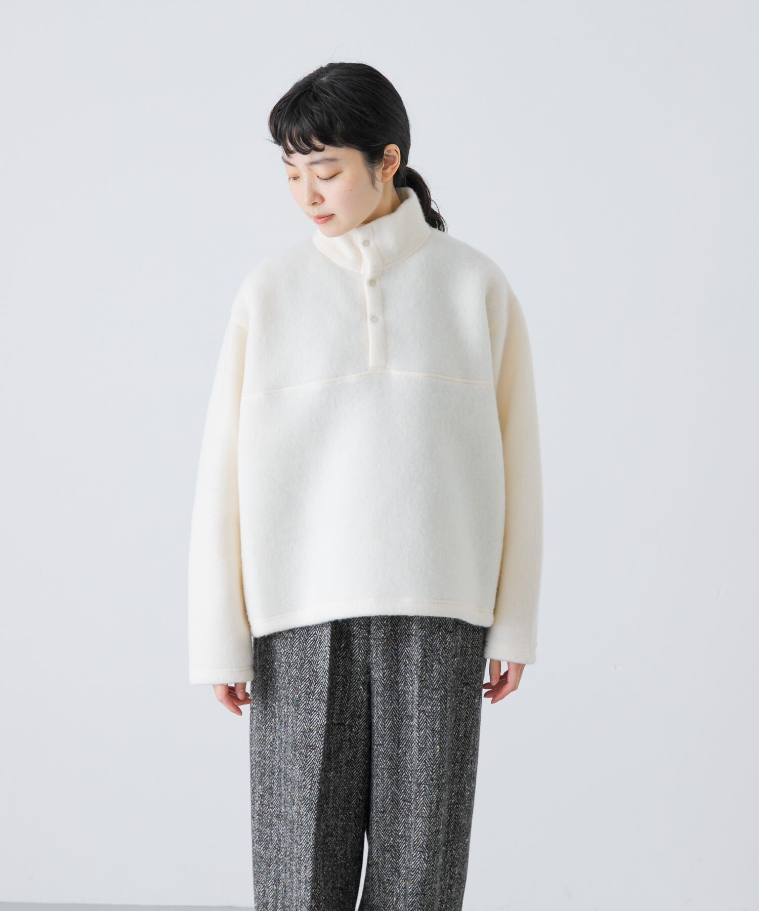 かぐれ「ウールコットンフリースプルオーバー」|その他|