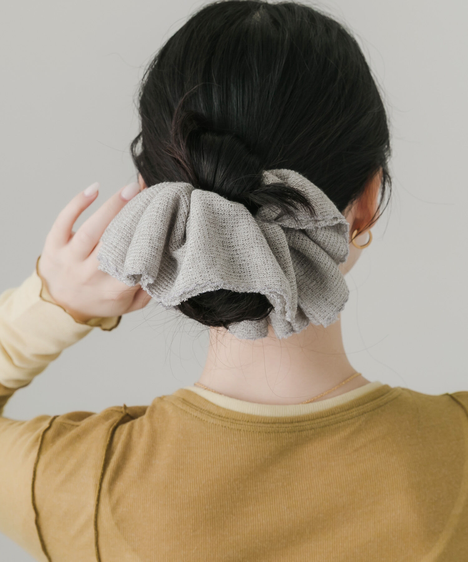 SMELLY「ニットボリュームシュシュ」|ヘアゴム・シュシュ|