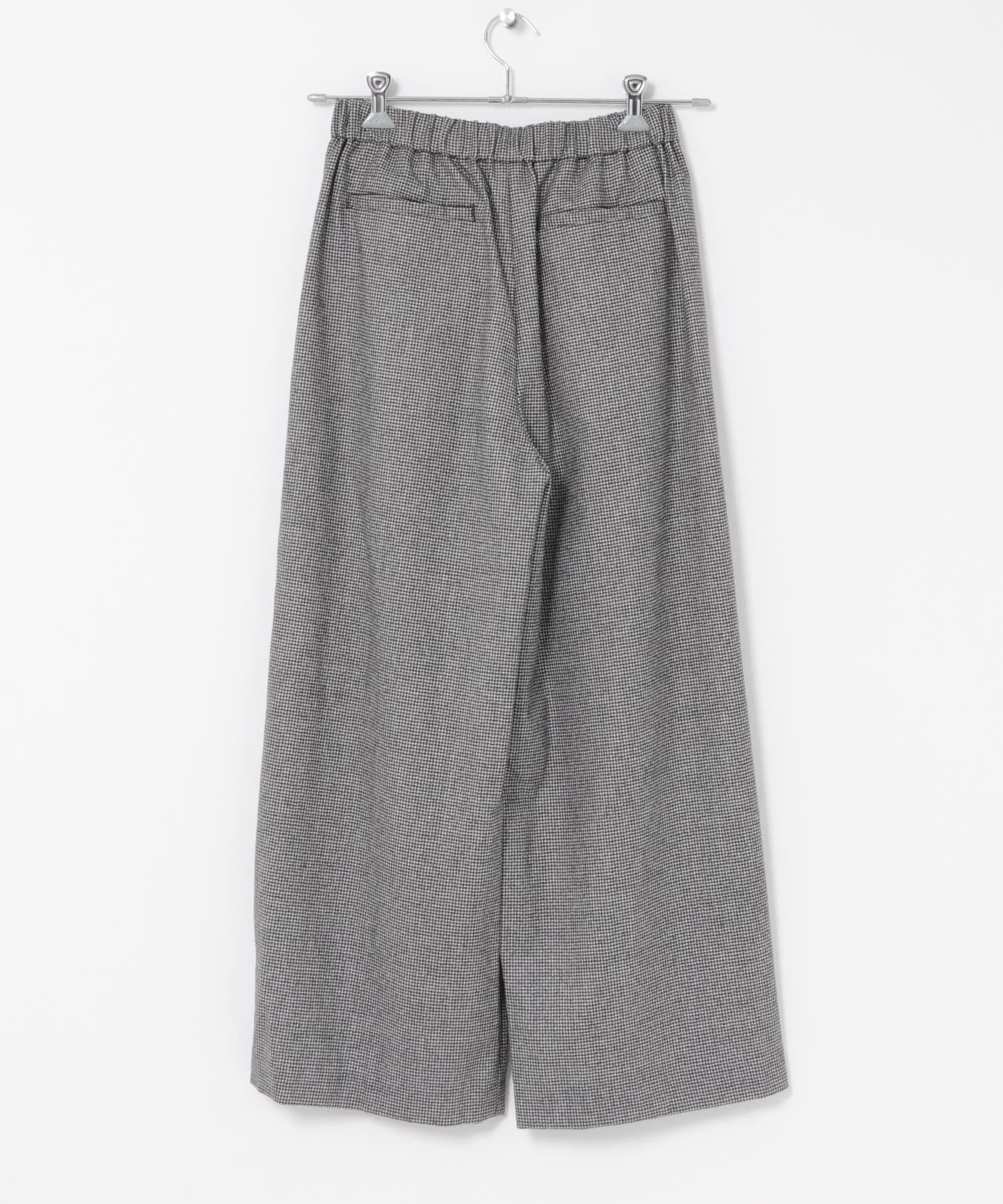 かぐれ「ウールフラノタックワイドパンツ」|その他|