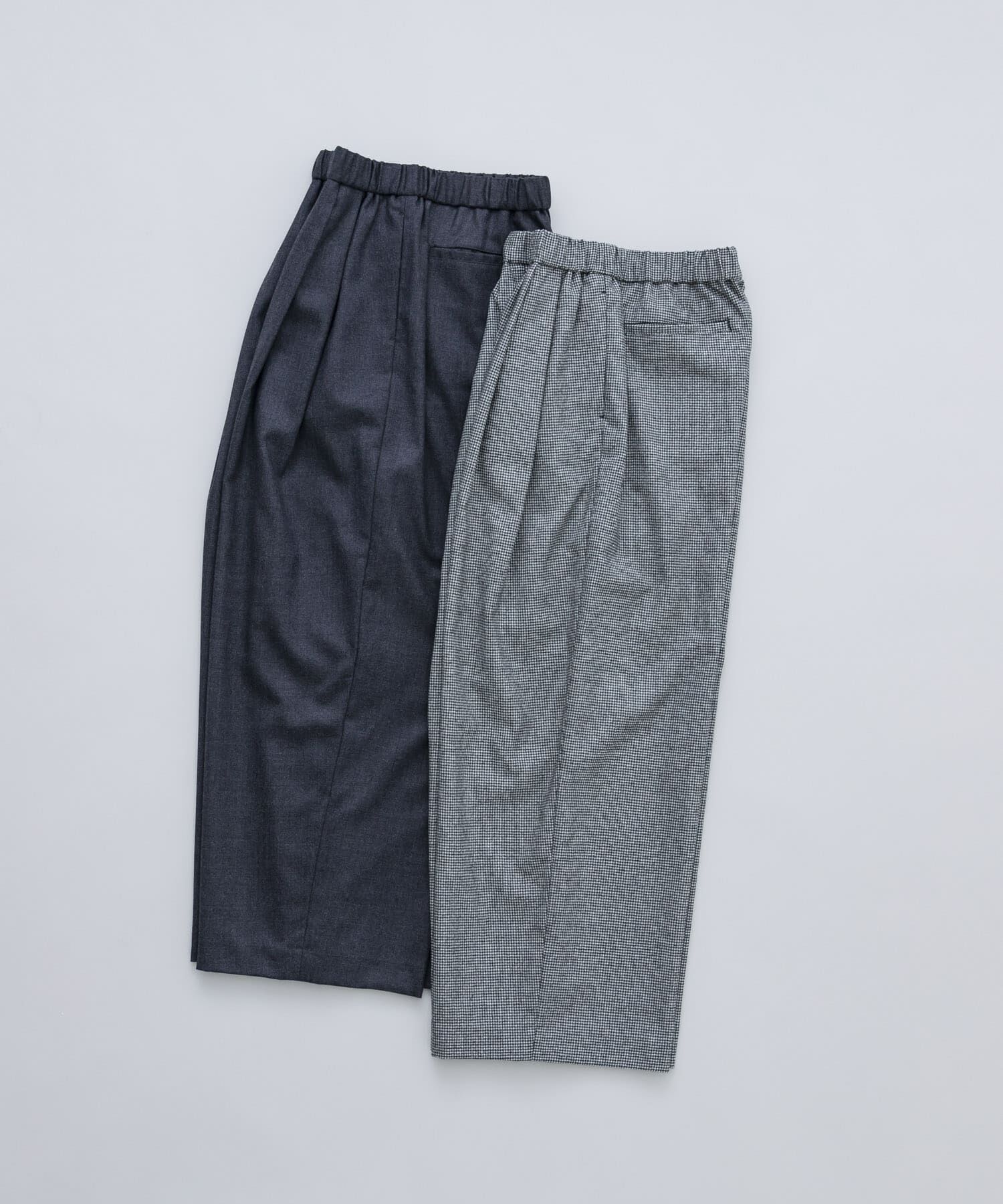 かぐれ「ウールフラノタックワイドパンツ」|その他|