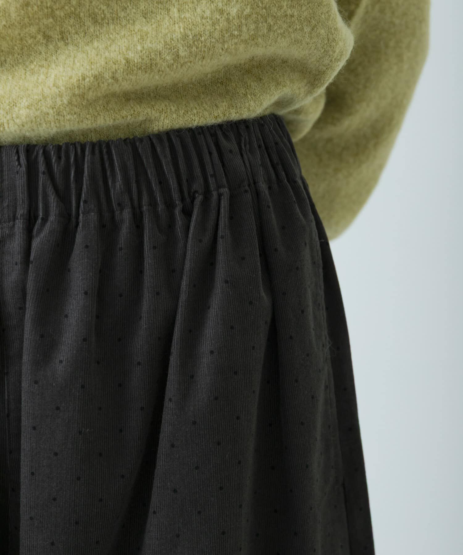 かぐれ「ドットコーデュロイワイドパンツ」|その他|