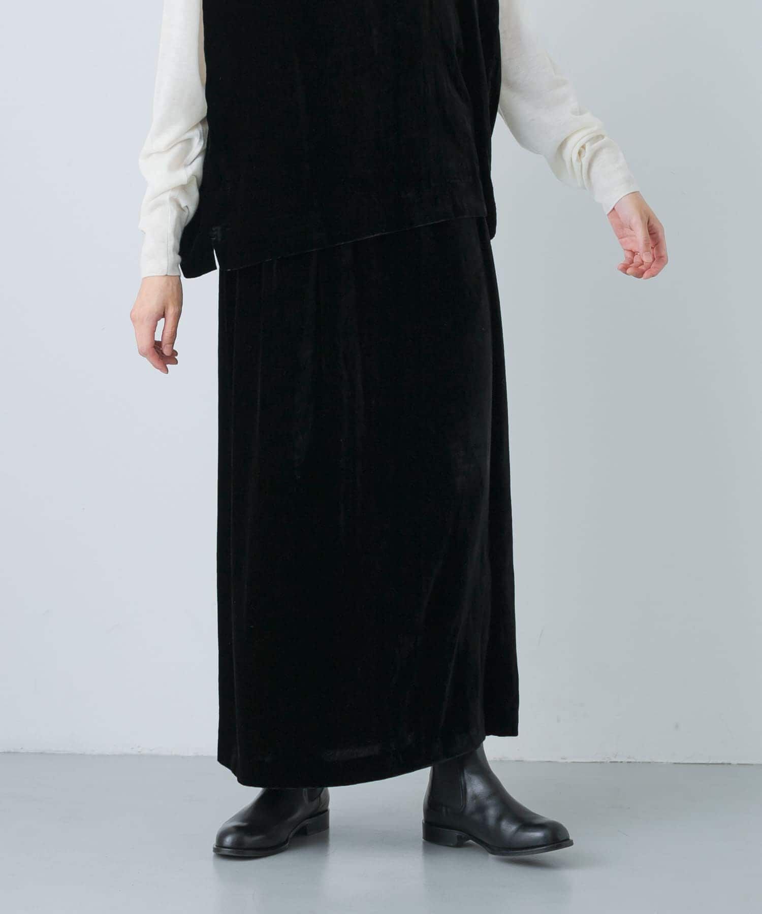 かぐれ「レーヨンシルクベルベットスカート」|スカート|