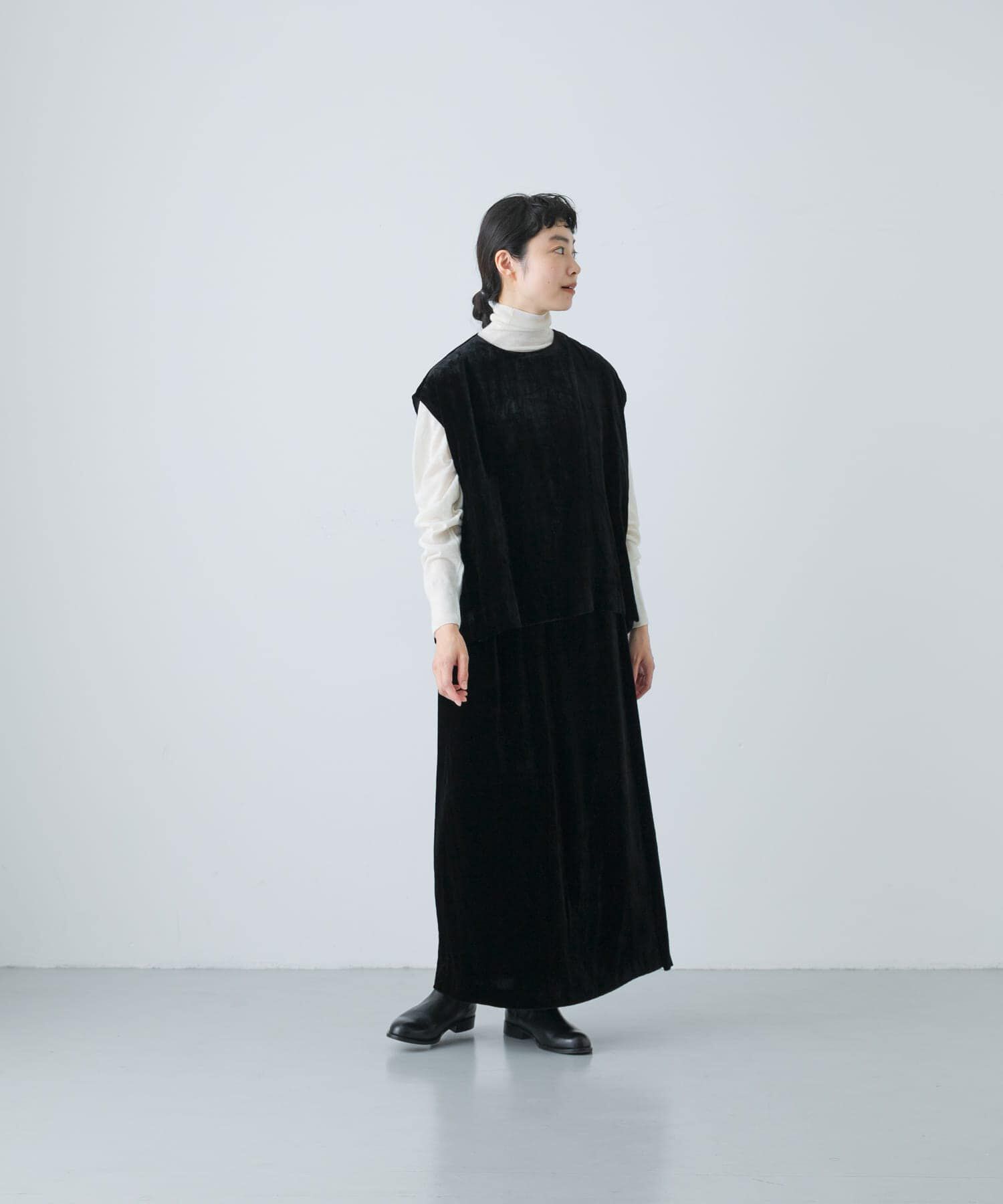 かぐれ「レーヨンシルクベルベットスカート」|スカート|