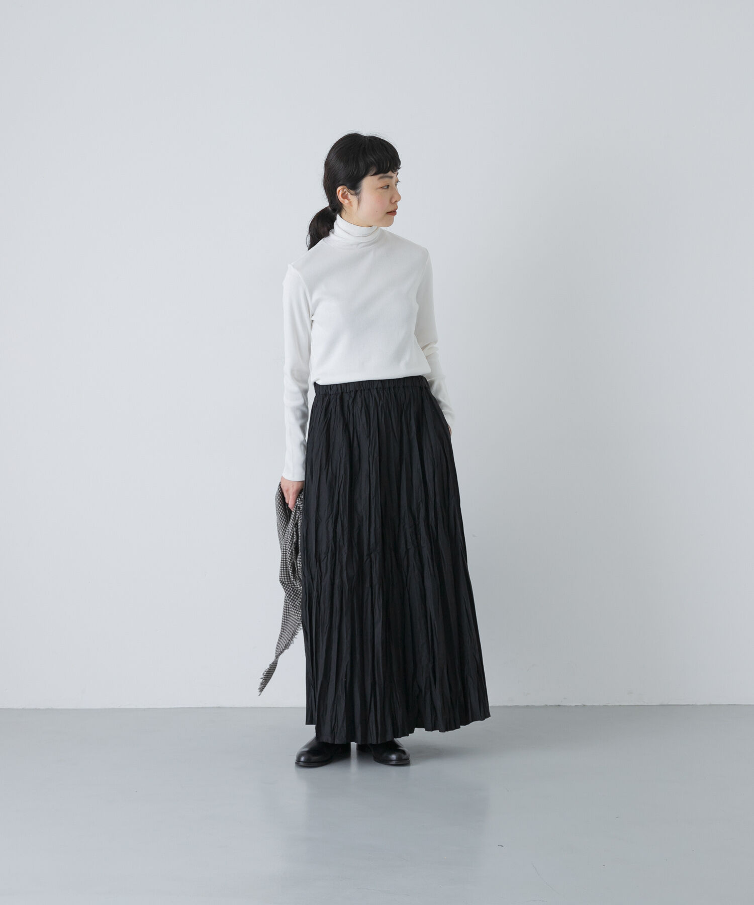 かぐれ「コットンウールテレコタートルカットソー」|Tシャツ・カットソー|