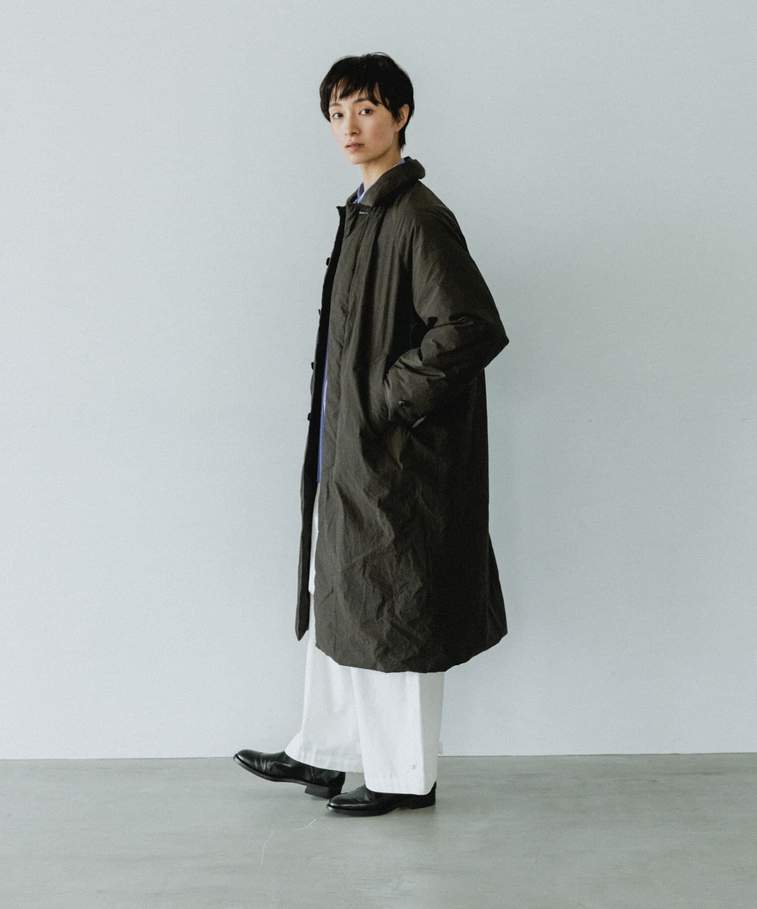 かぐれ「コットンダウンコート」|ダウン|