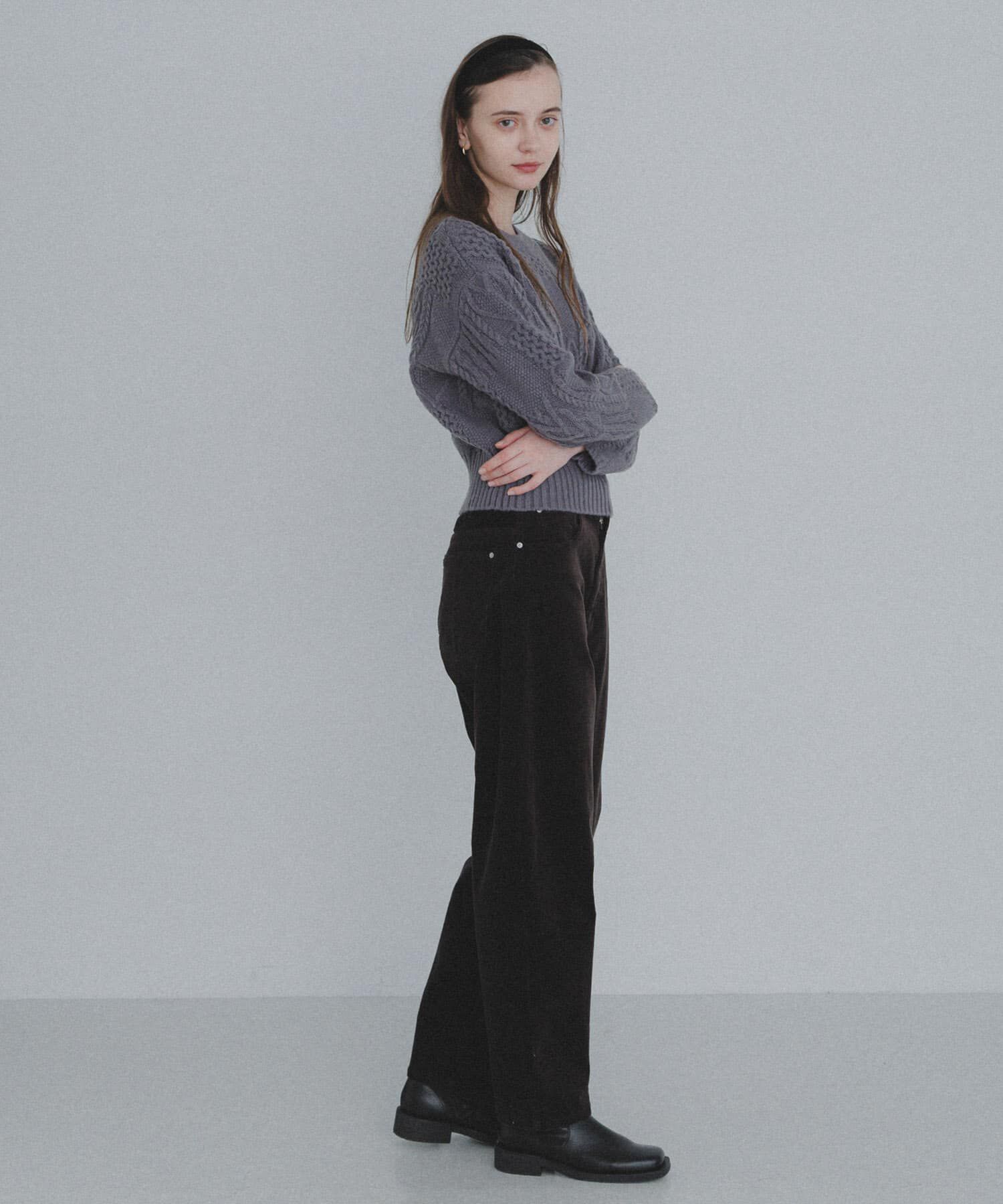 Sonny Label 「パッチワークハートケーブルニット」|ニット・セーター|