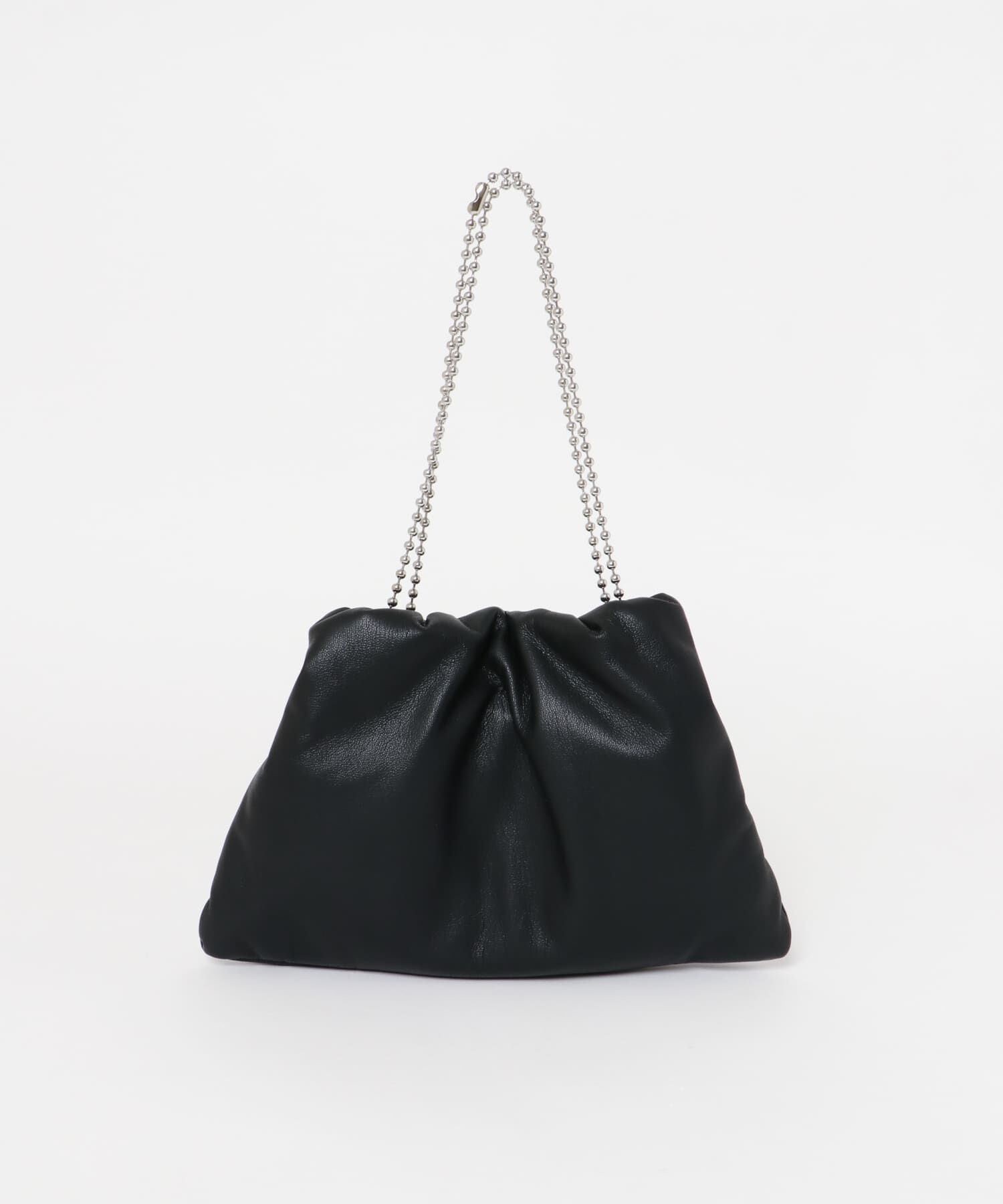  「ボールチェーンギャザーBAG」|ハンドバッグ|