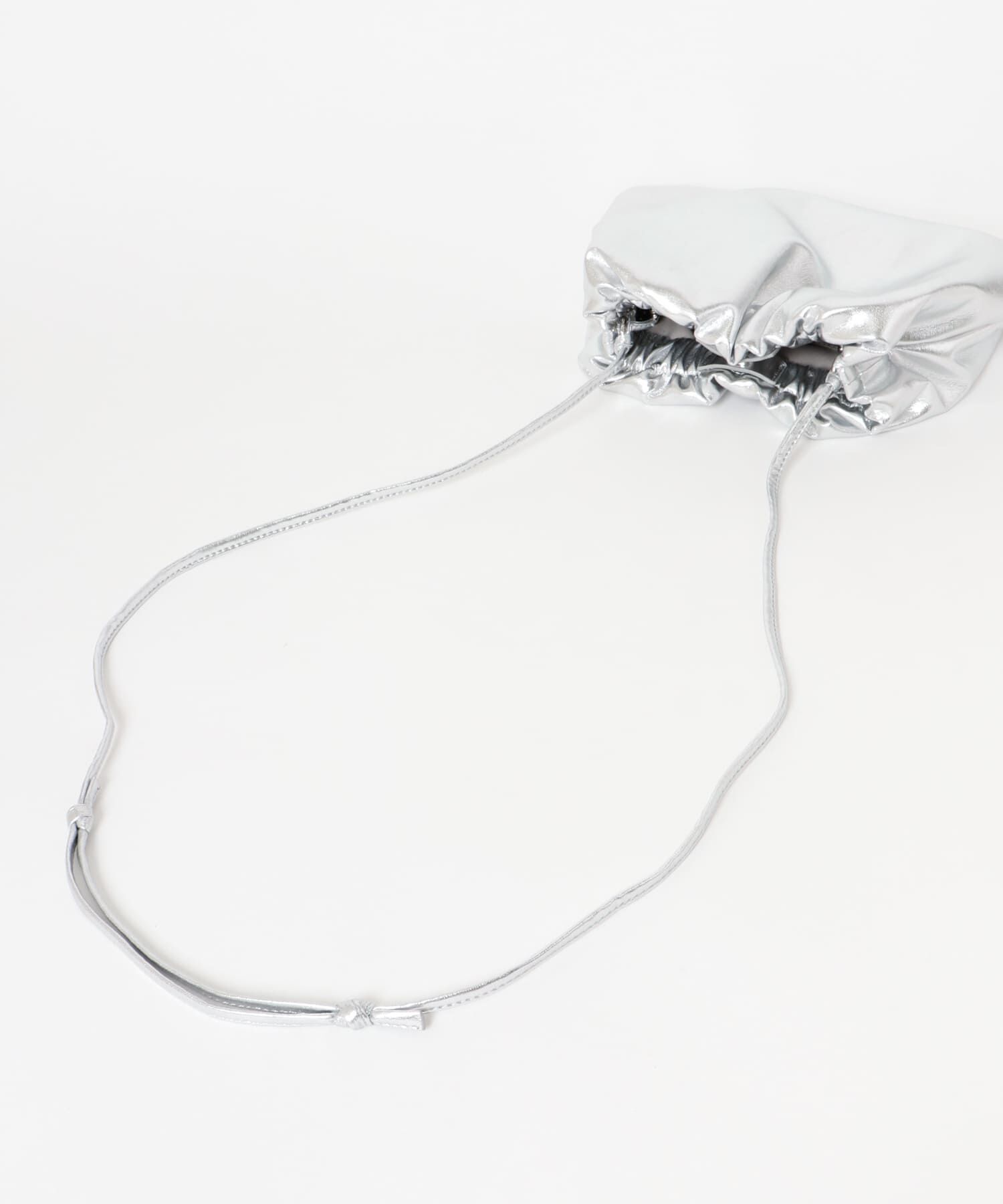  「ボールチェーンギャザーBAG」|ハンドバッグ|