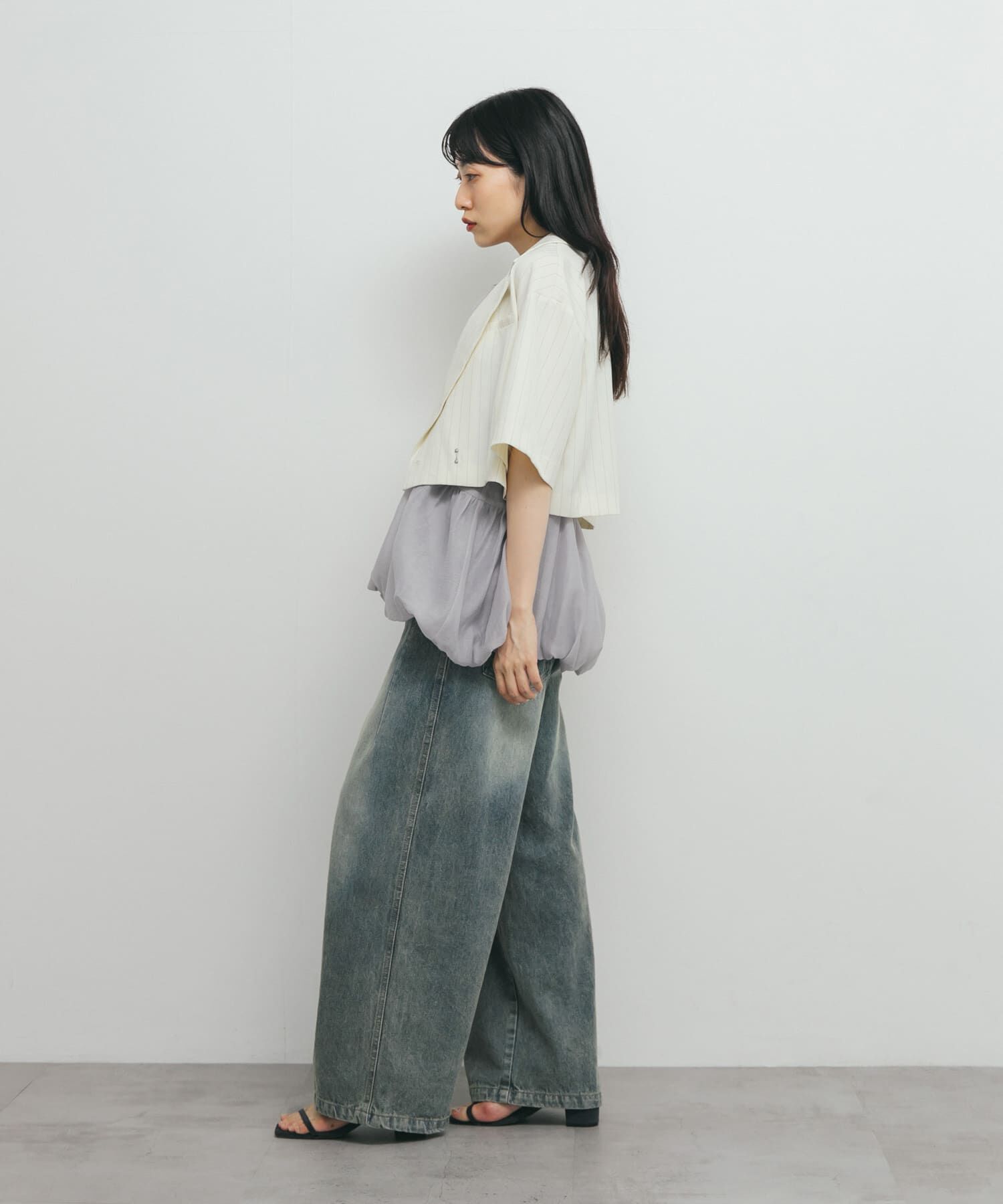  「ストライプショートジャケット」|その他|