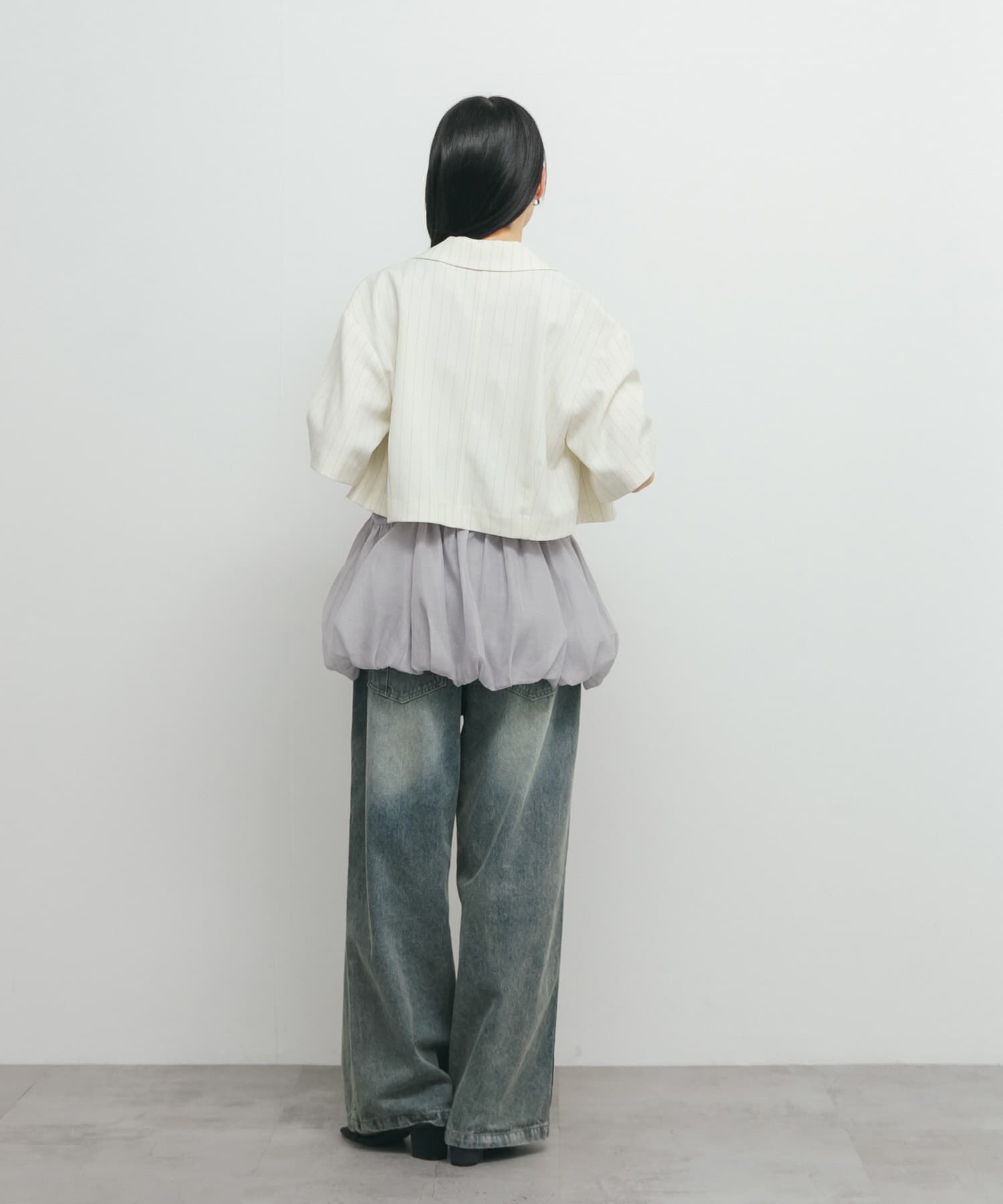  「ストライプショートジャケット」|その他|