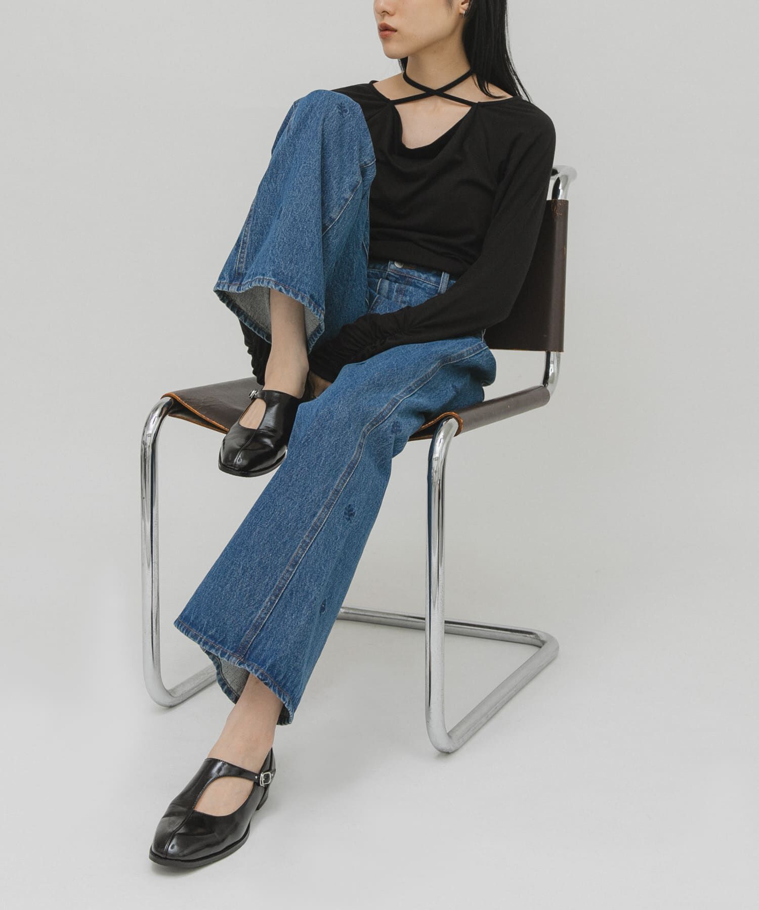  「アシンメトリーメリージェーンローファー」|その他|