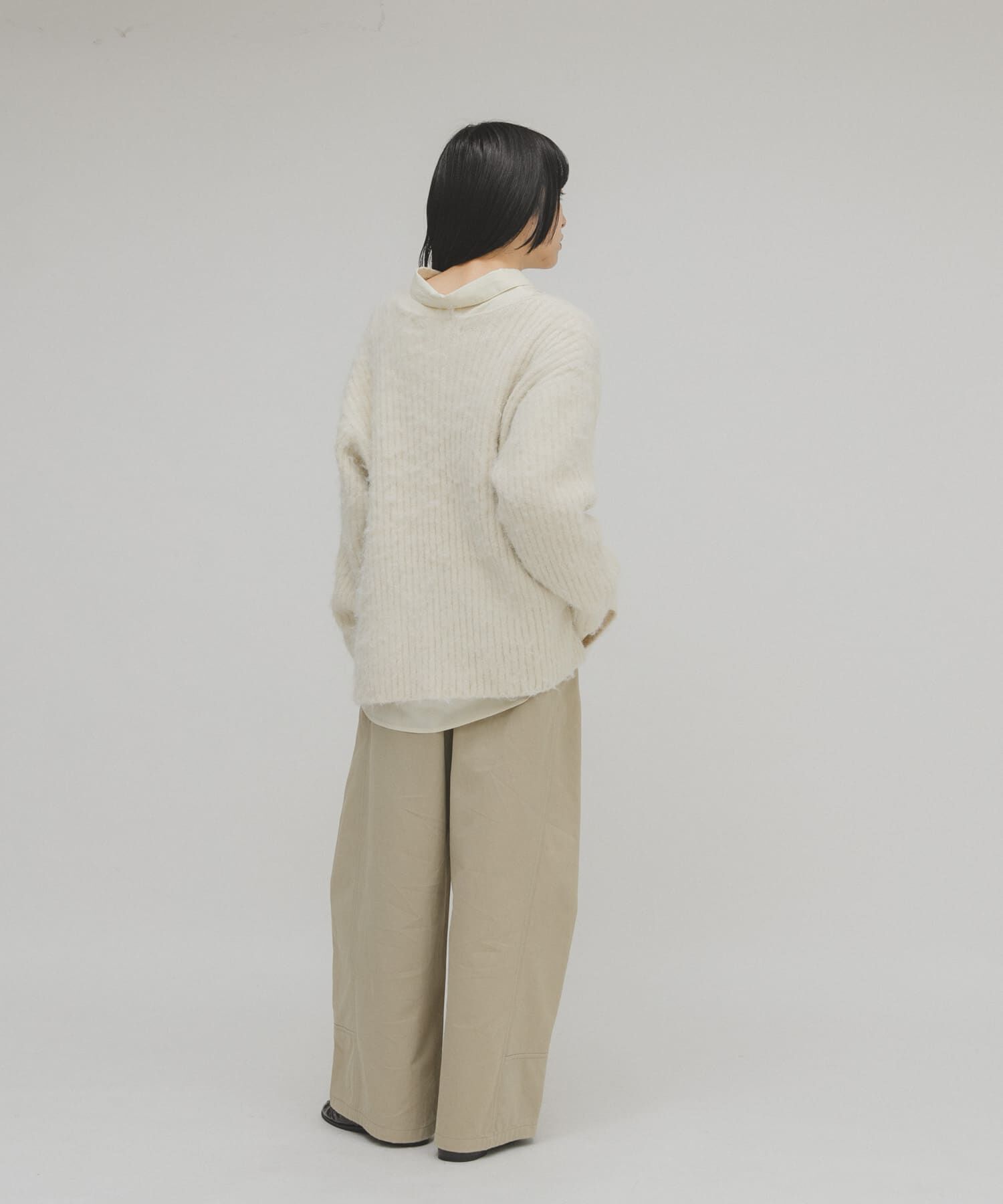  「シャギールーズリブニット」|ニット・セーター|