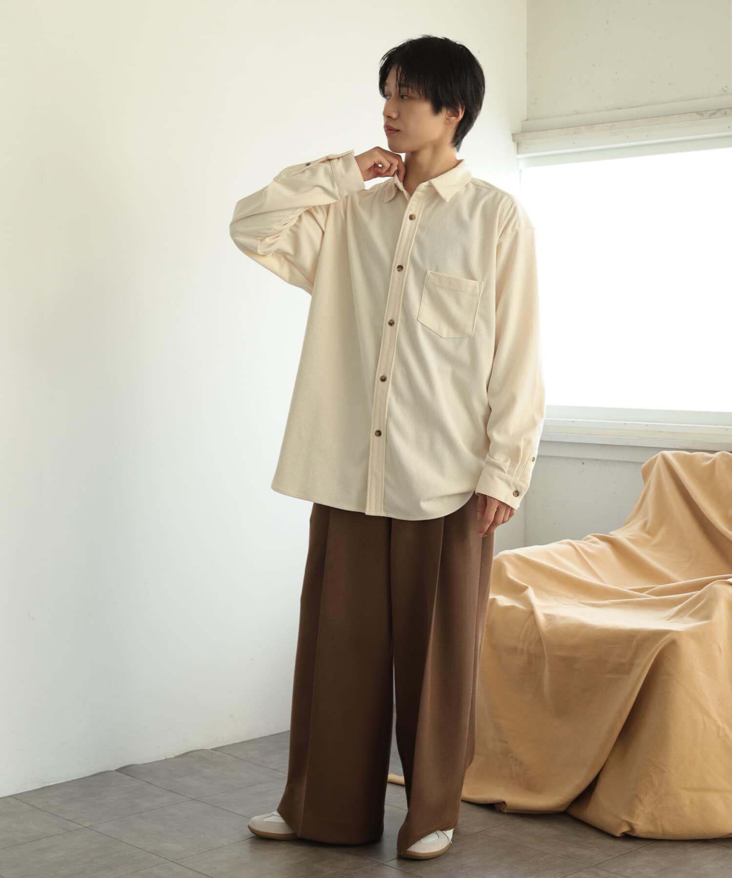 SENSE OF PLACE by URBAN RESEARCH「コーデュロイルーズシャツ」|シャツ・ブラウス|