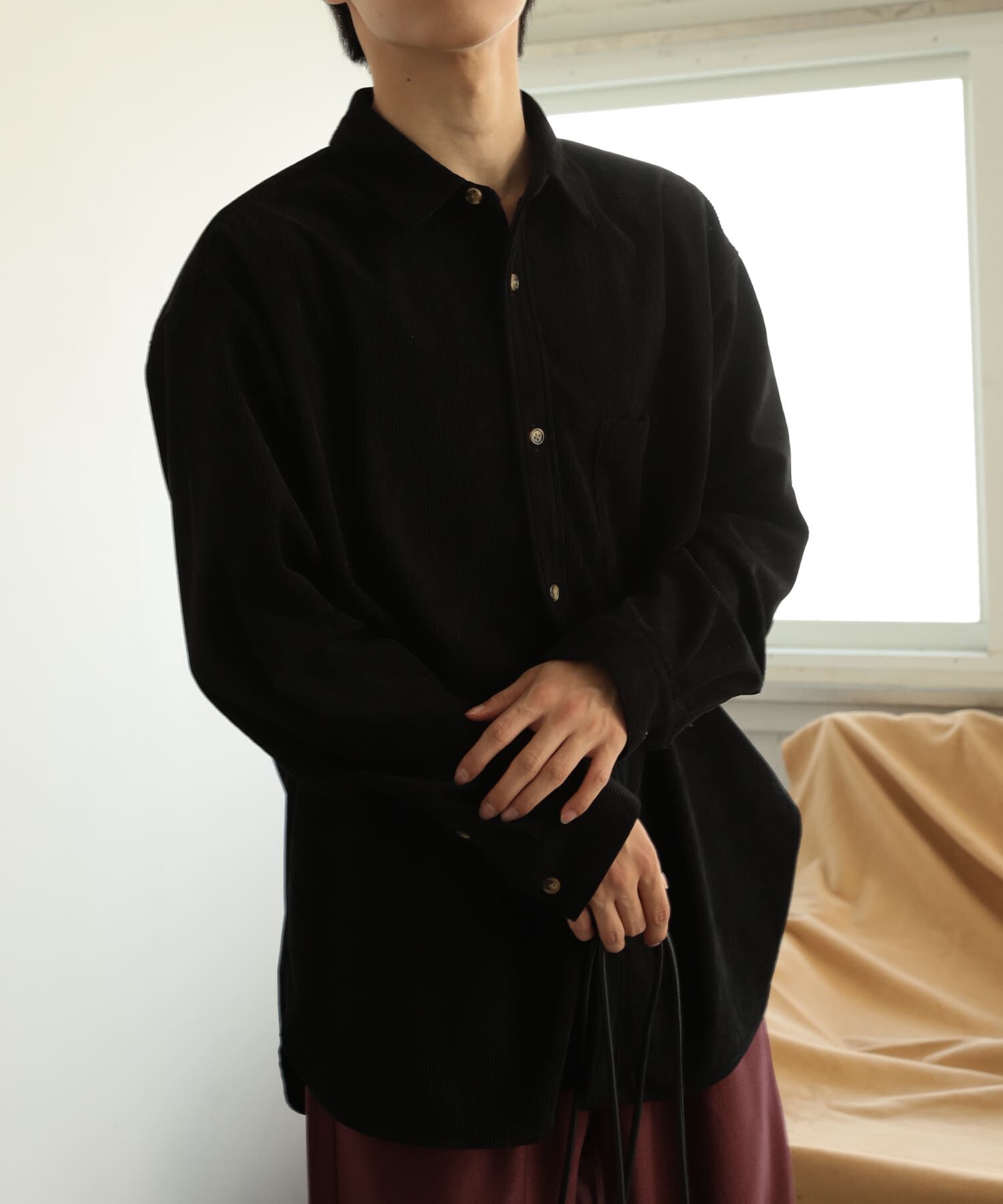 SENSE OF PLACE by URBAN RESEARCH「コーデュロイルーズシャツ」|シャツ・ブラウス|