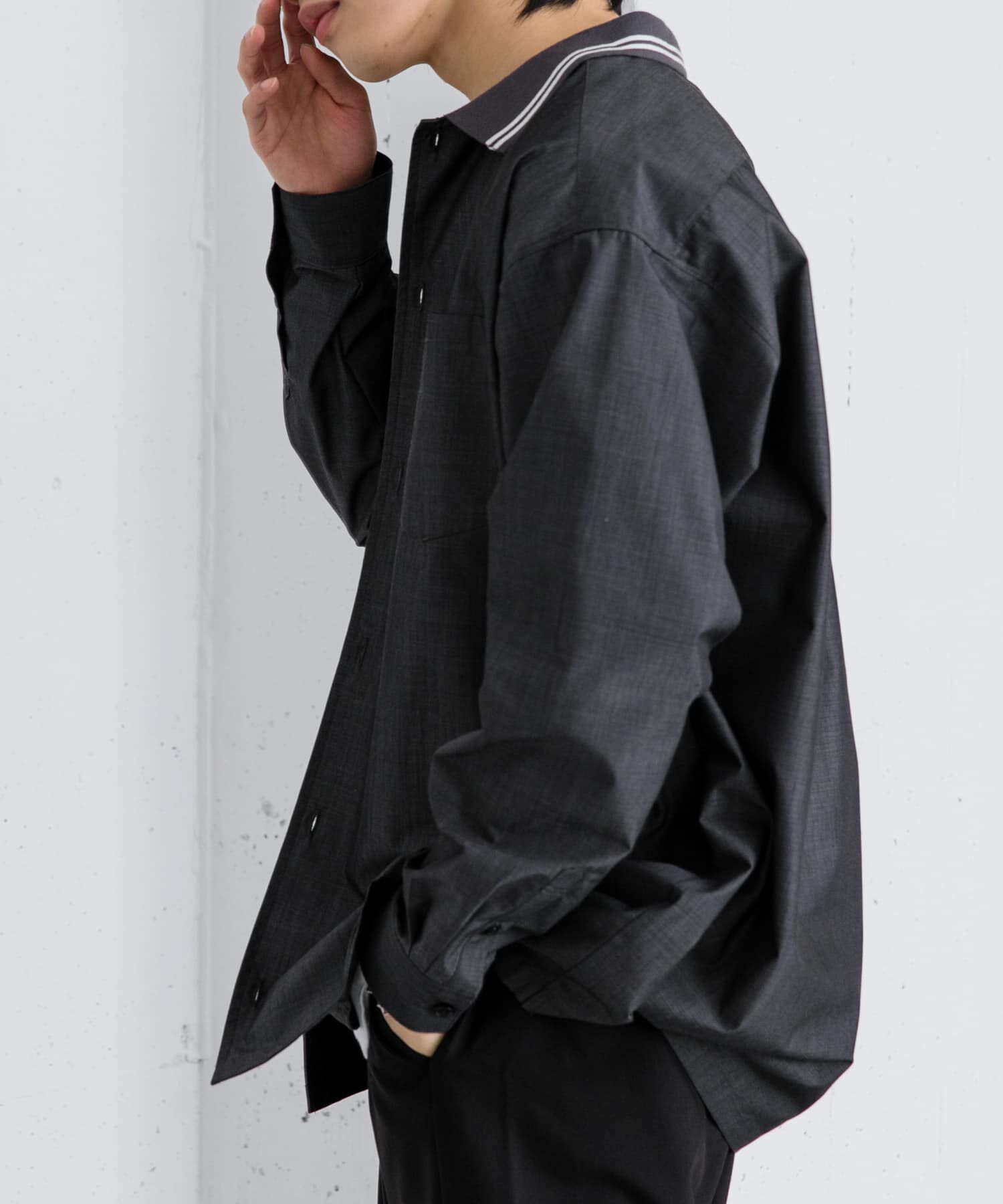 SENSE OF PLACE by URBAN RESEARCH「リブラインレギュラーカラーシャツ」|シャツ・ブラウス|