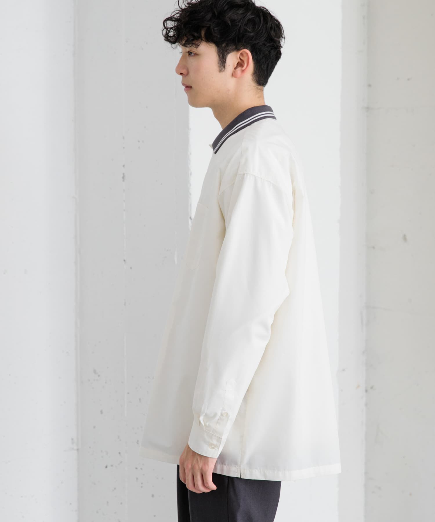 SENSE OF PLACE by URBAN RESEARCH「リブラインレギュラーカラーシャツ」|シャツ・ブラウス|