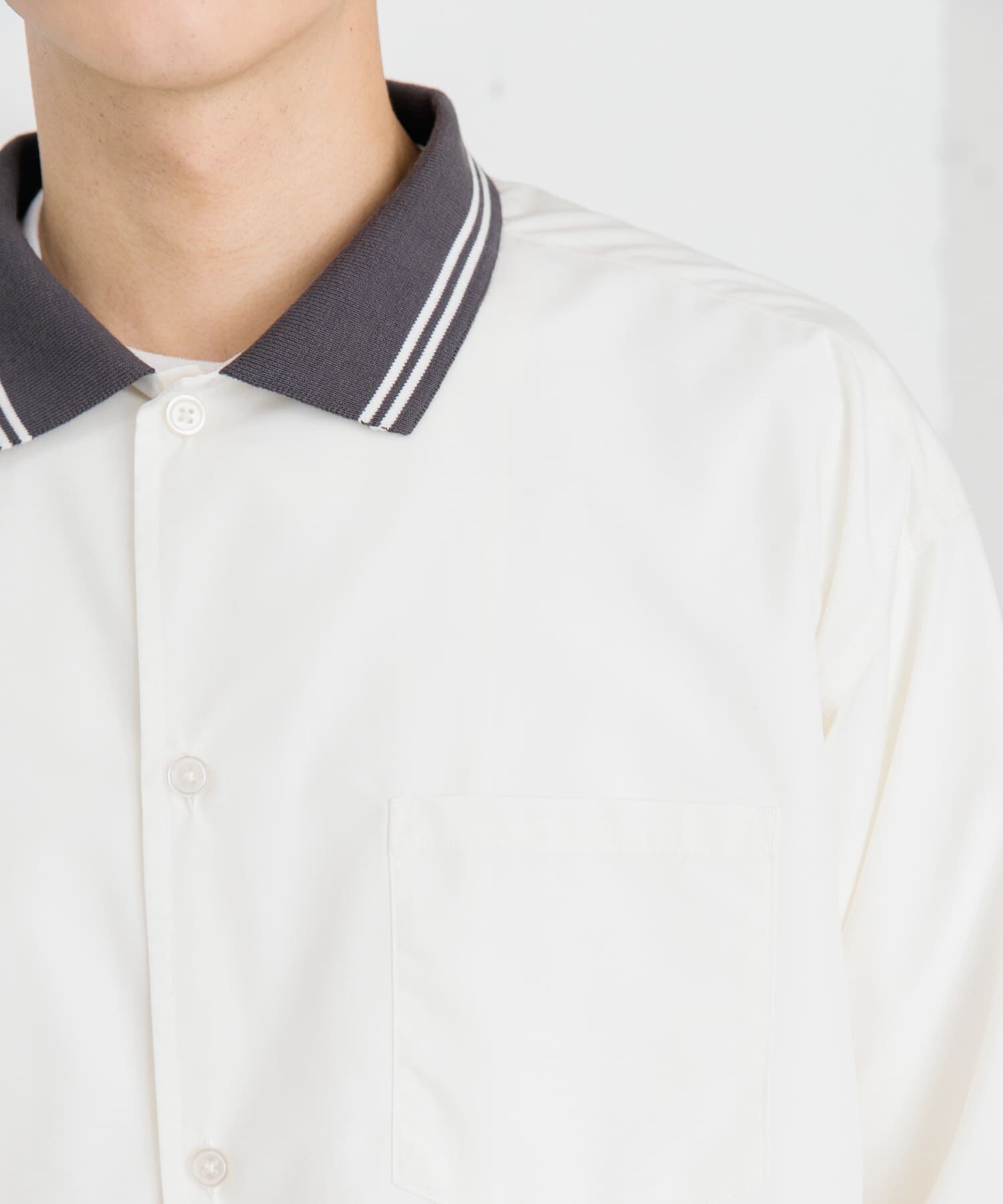 SENSE OF PLACE by URBAN RESEARCH「リブラインレギュラーカラーシャツ」|シャツ・ブラウス|