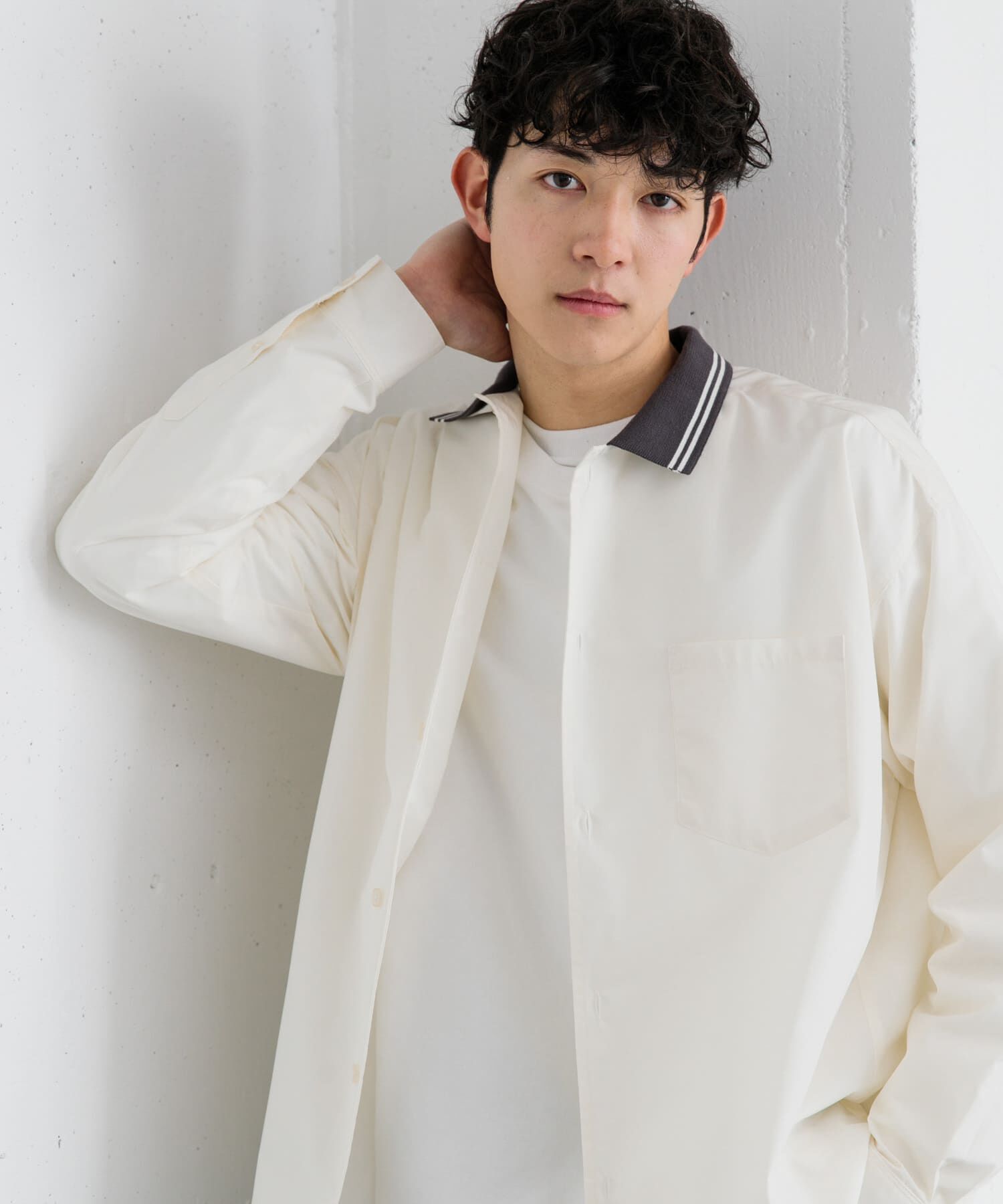 SENSE OF PLACE by URBAN RESEARCH「リブラインレギュラーカラーシャツ」|シャツ・ブラウス|