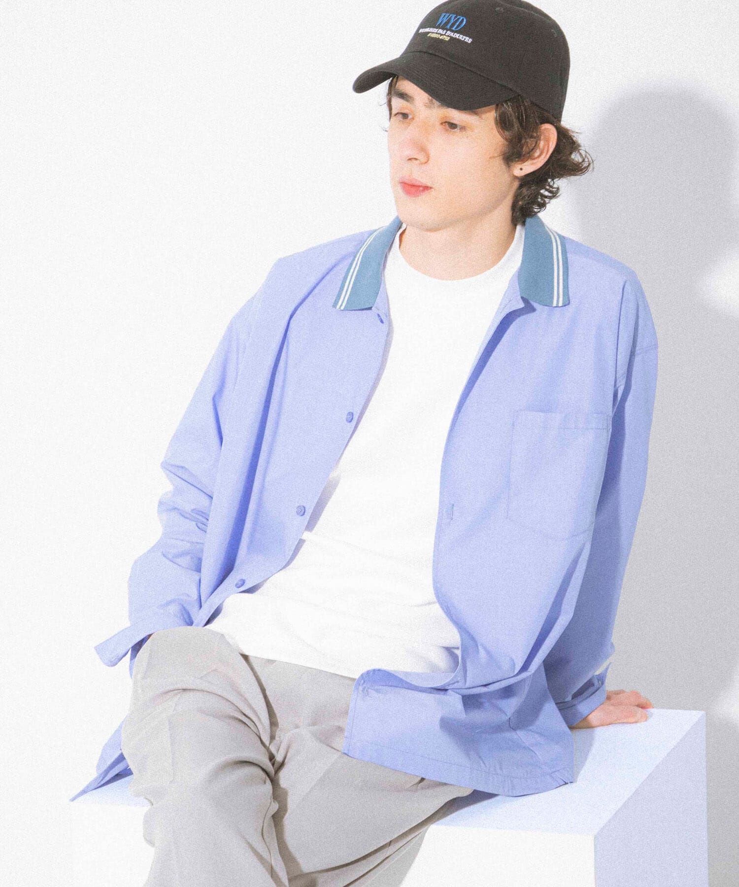 SENSE OF PLACE by URBAN RESEARCH「リブラインレギュラーカラーシャツ」|シャツ・ブラウス|