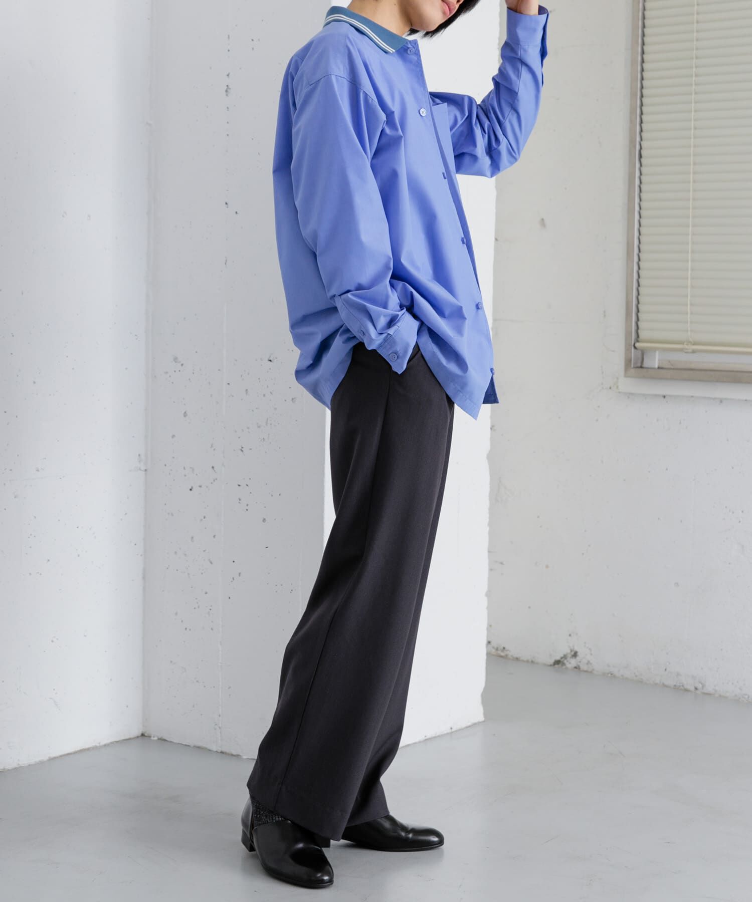 SENSE OF PLACE by URBAN RESEARCH「リブラインレギュラーカラーシャツ」|シャツ・ブラウス|