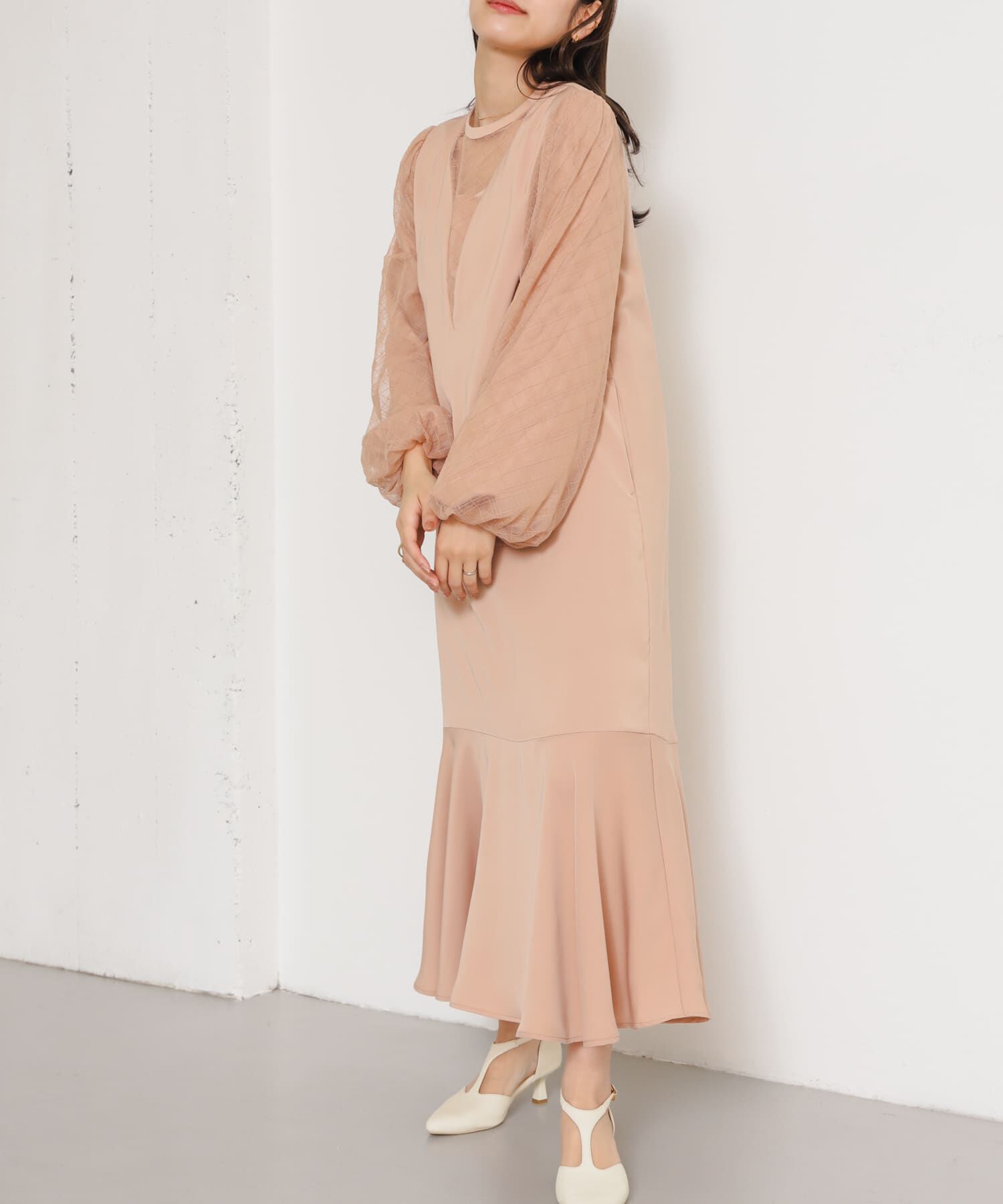 SENSE OF PLACE by URBAN RESEARCH「チェックシアーワンピース」|ワンピース|