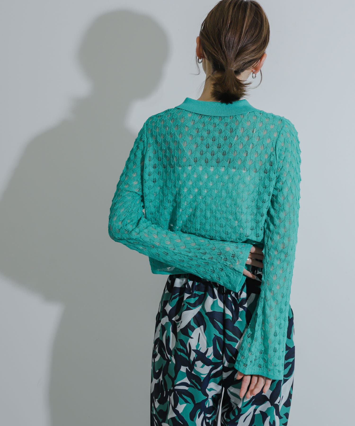 SENSE OF PLACE by URBAN RESEARCH「トゲトゲニットリボンカーディガン」|カーディガン|