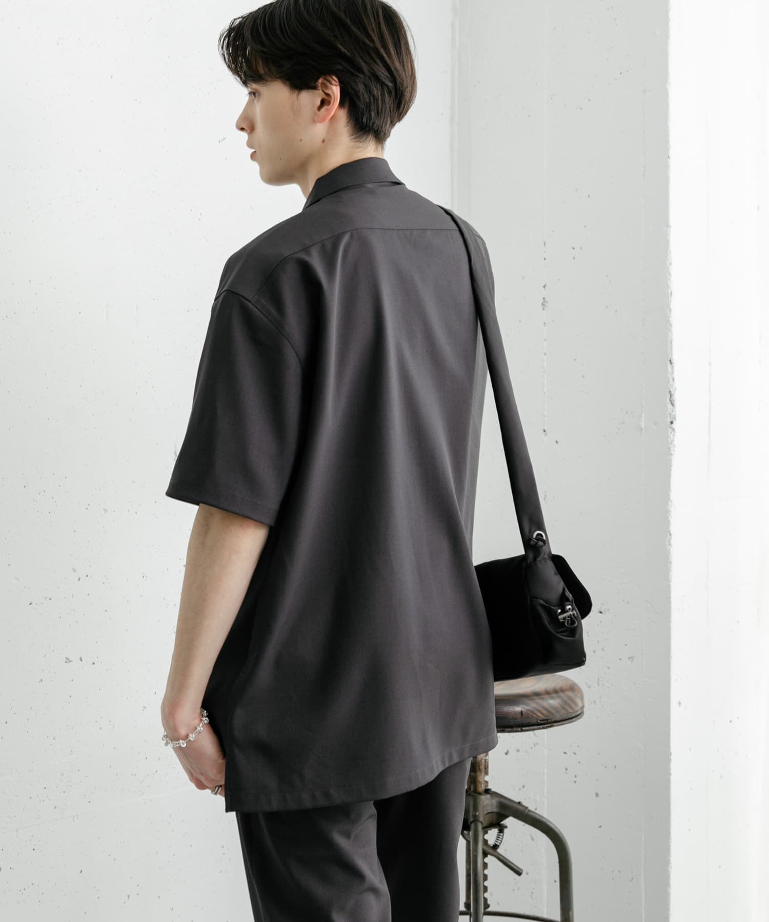 SENSE OF PLACE by URBAN RESEARCH「『ユニセックス』オープンカラールーズショートスリーブシャツ」|シャツ・ブラウス|