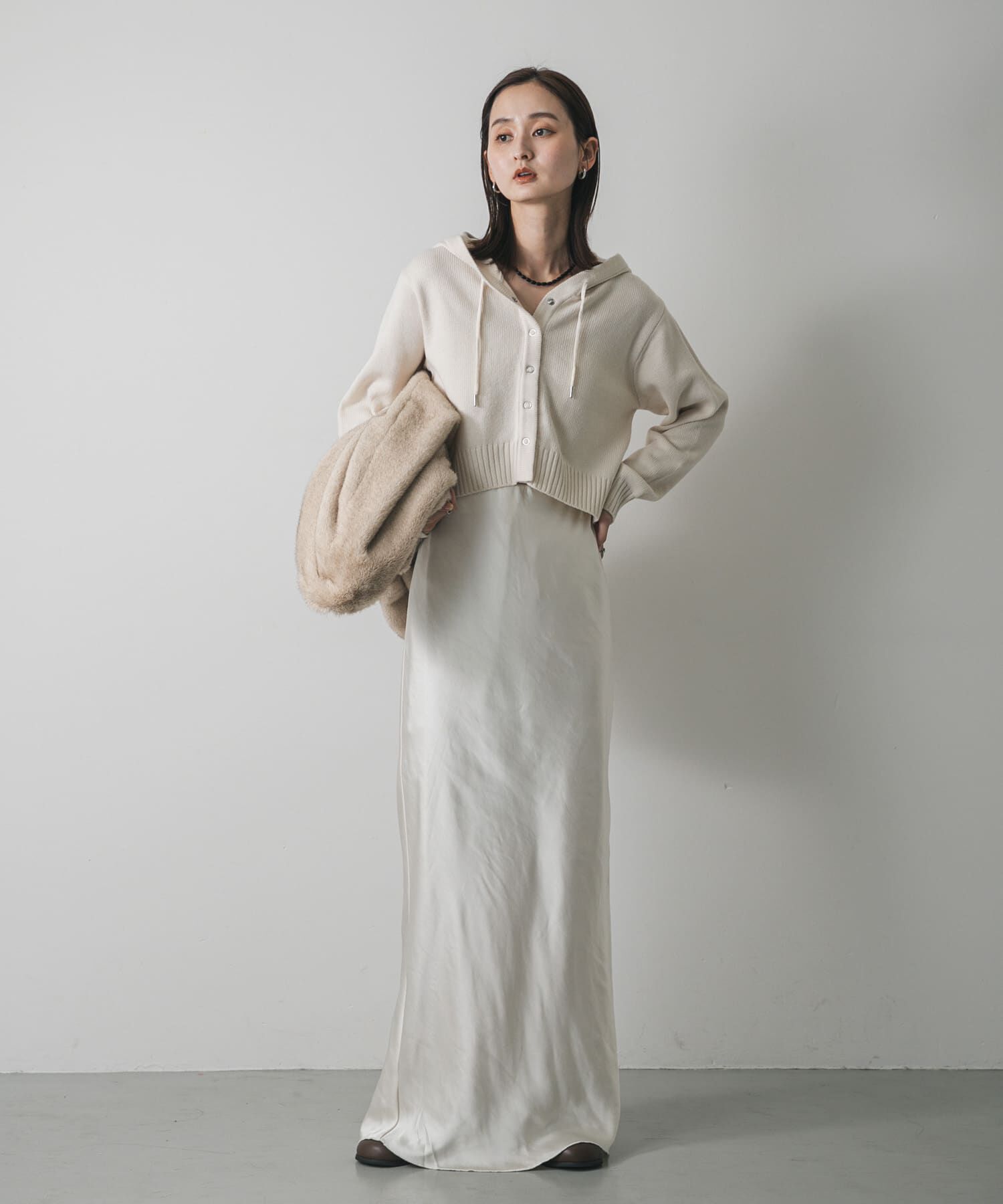 SENSE OF PLACE by URBAN RESEARCH「コンパクトフーディセーター」|ニット・セーター|