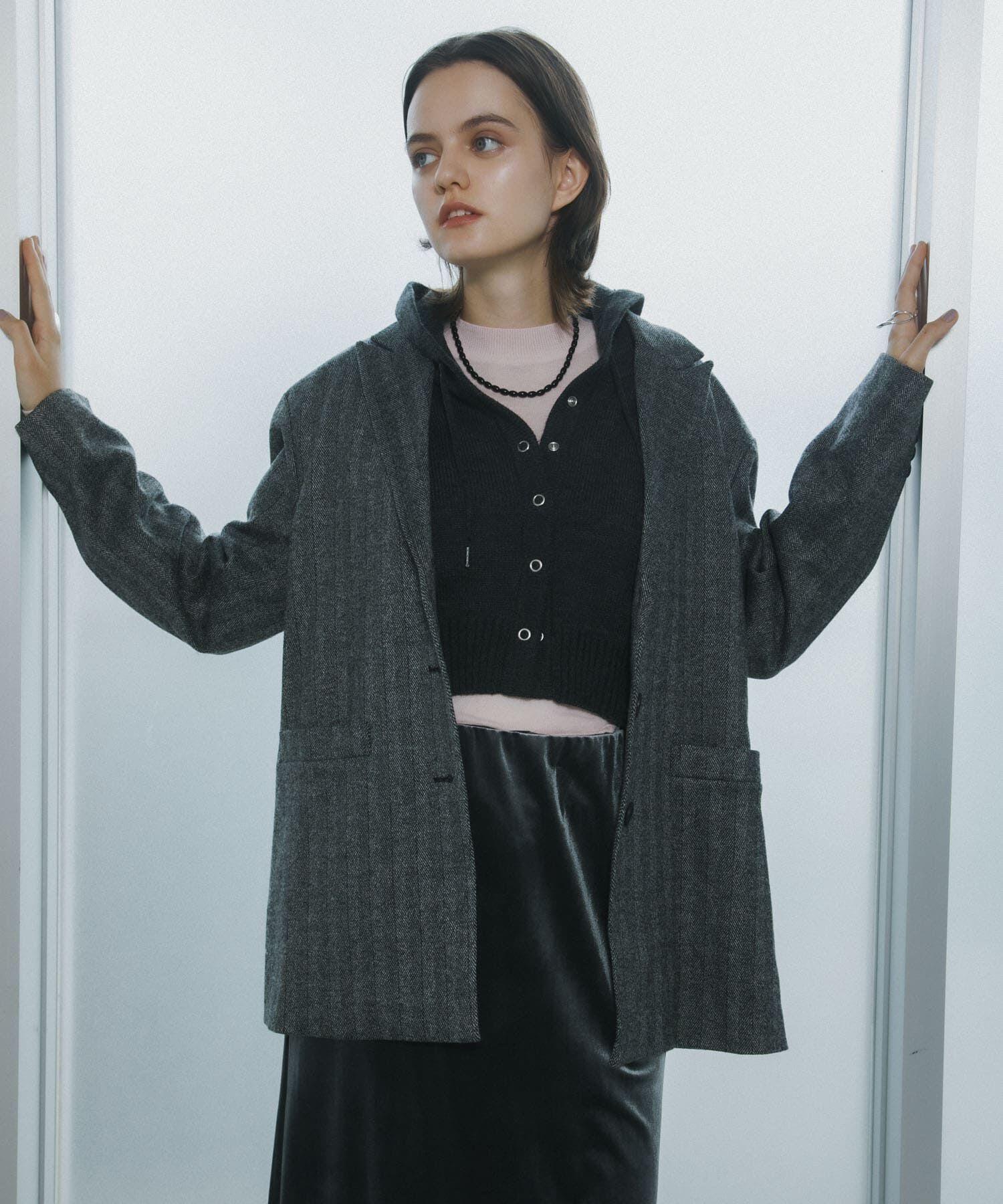 SENSE OF PLACE by URBAN RESEARCH「コンパクトフーディセーター」|ニット・セーター|