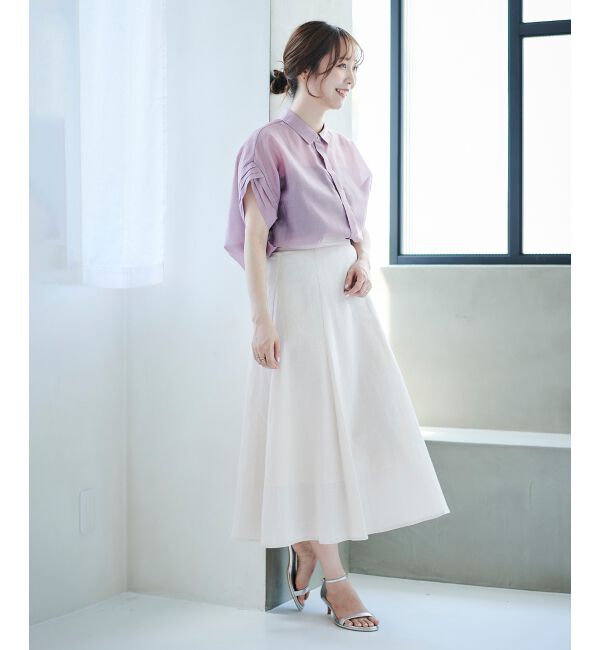 le.coeur blanc「コットン麻マーメイドスカート」|スカート|