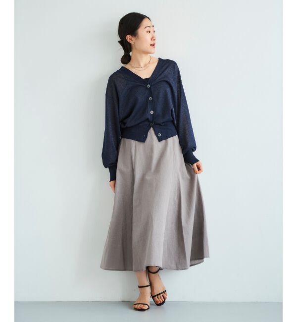 le.coeur blanc「コットン麻マーメイドスカート」|スカート|