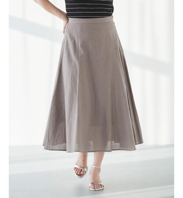 le.coeur blanc「コットン麻マーメイドスカート」|スカート|