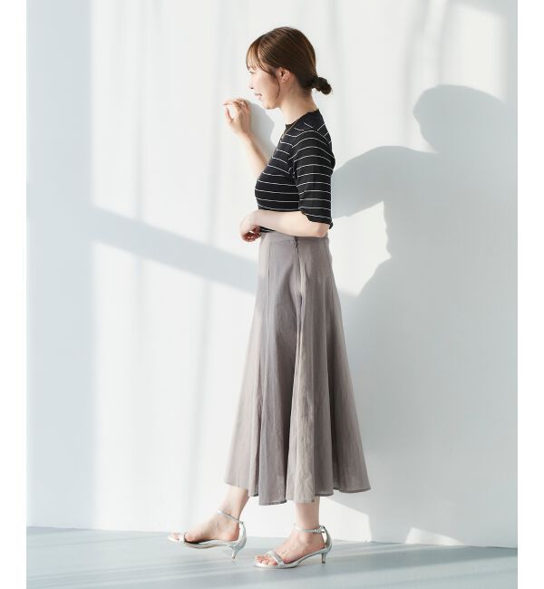 le.coeur blanc「コットン麻マーメイドスカート」|スカート|