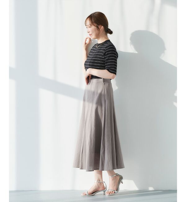 le.coeur blanc「コットン麻マーメイドスカート」|スカート|