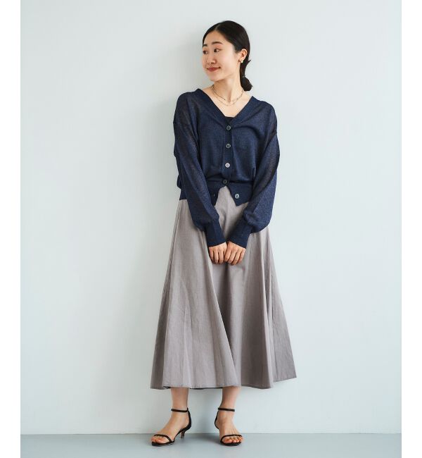 le.coeur blanc「コットン麻マーメイドスカート」|スカート|