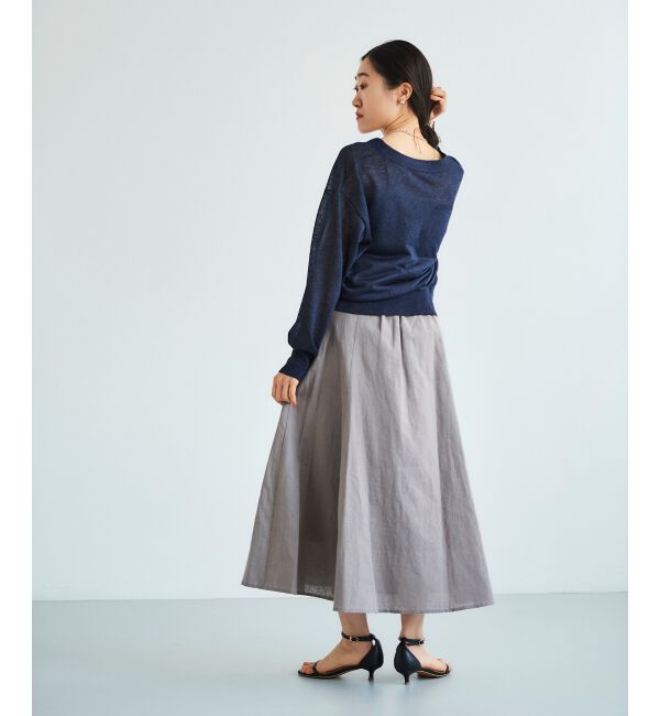 le.coeur blanc「コットン麻マーメイドスカート」|スカート|