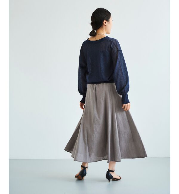 le.coeur blanc「コットン麻マーメイドスカート」|スカート|