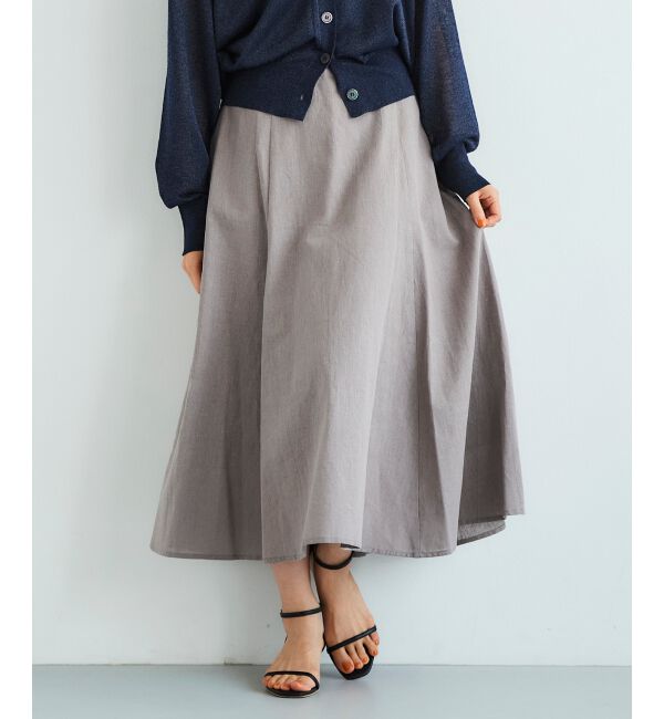 le.coeur blanc「コットン麻マーメイドスカート」|スカート|