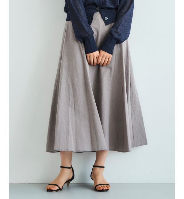 le.coeur blanc「コットン麻マーメイドスカート」|スカート|