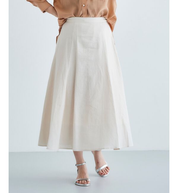 le.coeur blanc「コットン麻マーメイドスカート」|スカート|
