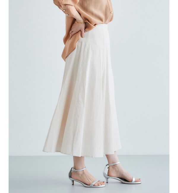 le.coeur blanc「コットン麻マーメイドスカート」|スカート|