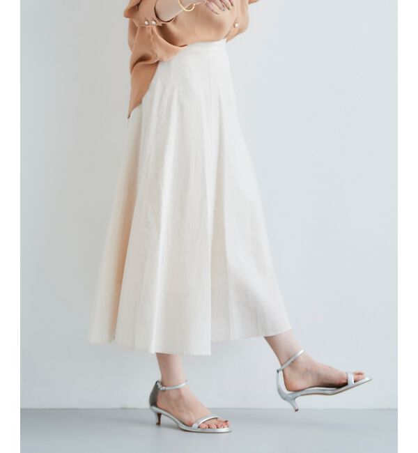 le.coeur blanc「コットン麻マーメイドスカート」|スカート|
