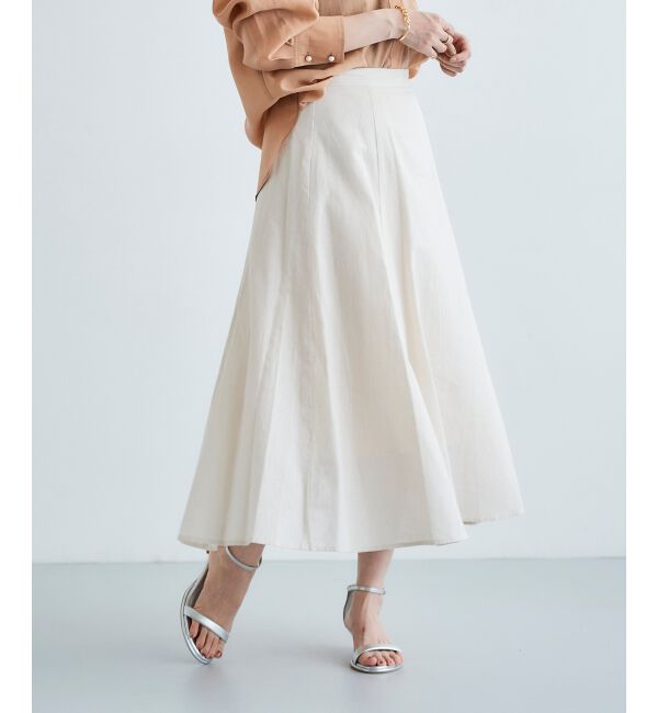 le.coeur blanc「コットン麻マーメイドスカート」|スカート|